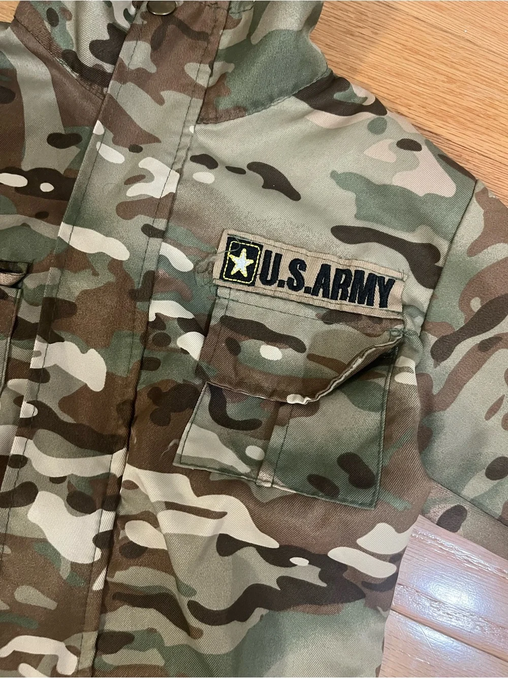 U.S. Army Kids Camo Costume Set - Green, Brown, Tan